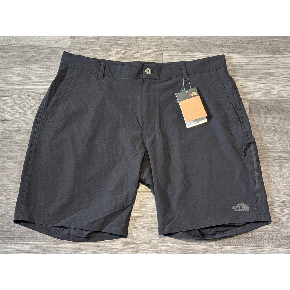 New With Tags The North‎ Face Men's Black Rolling Sun Shorts Size 40x9.5